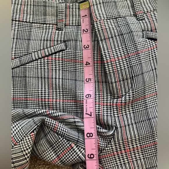 GAP Signature Size 6 Skinny Ankle Houndstooth Plaid Trouser Career Pants - Picture 10 of 10